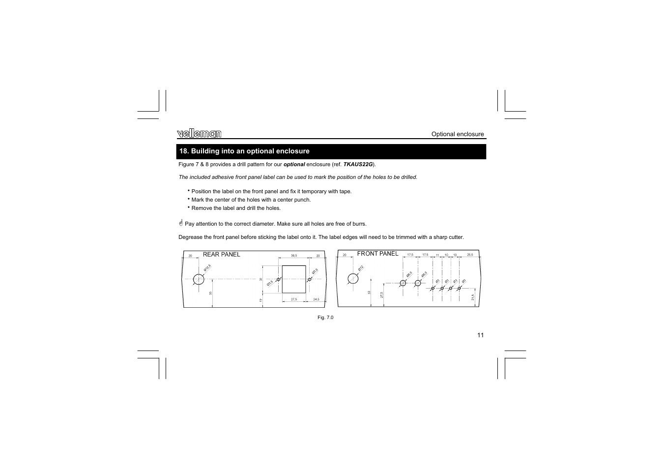 Velleman projects K8012 Assembly instructions User Manual | Page 11 / 20