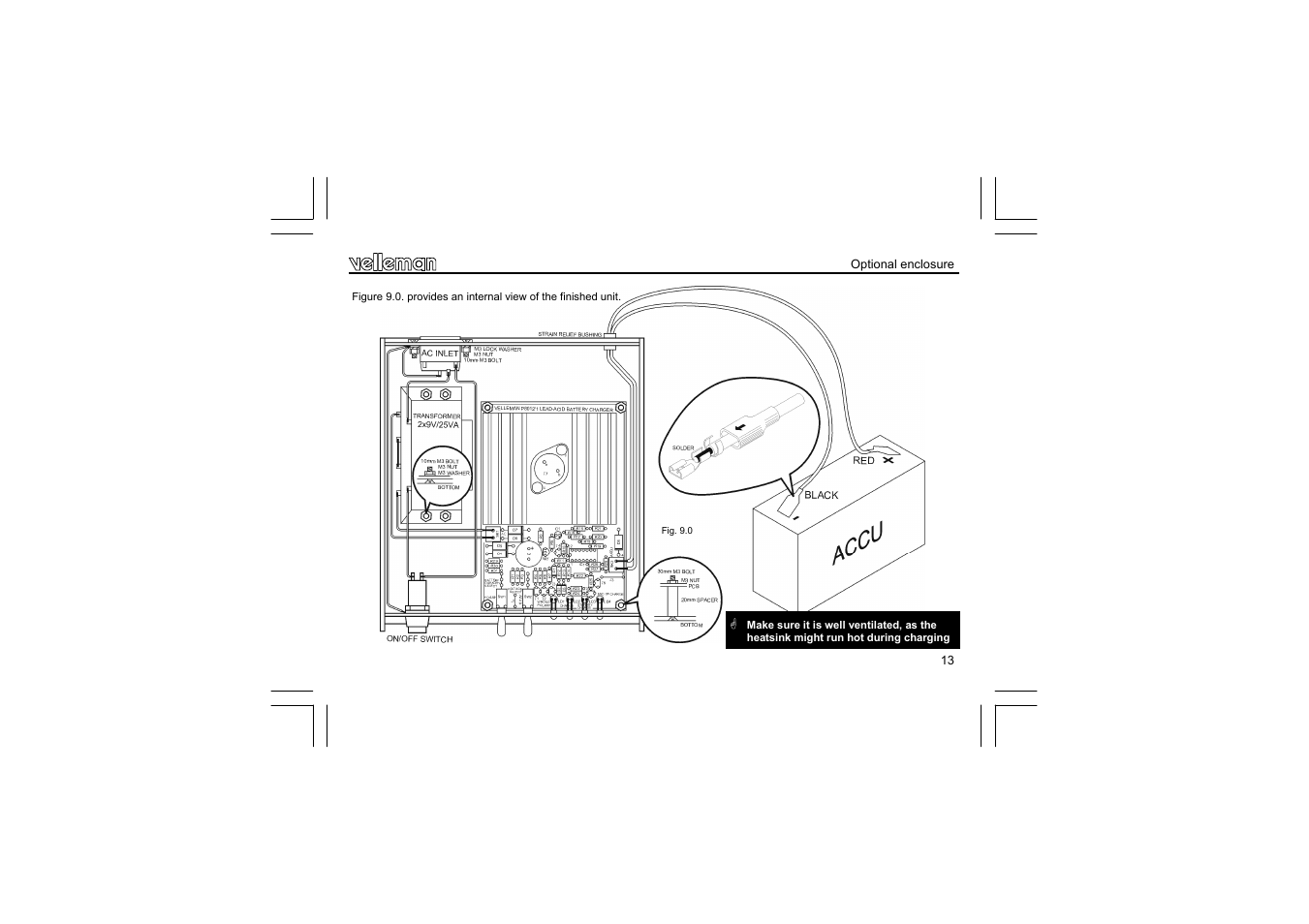 Velleman projects K8012 Assembly instructions User Manual | Page 13 / 20