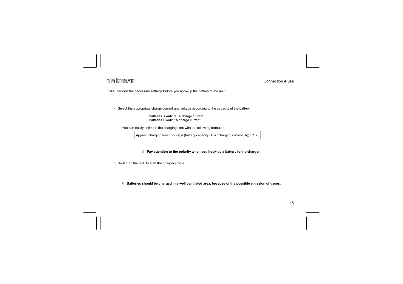 Velleman projects K8012 Assembly instructions User Manual | Page 15 / 20