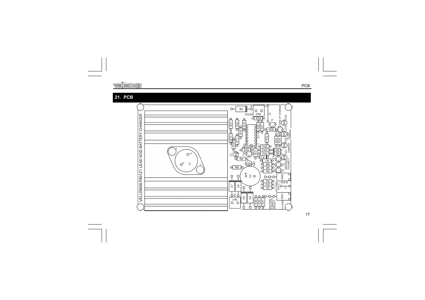 Velleman projects K8012 Assembly instructions User Manual | Page 17 / 20