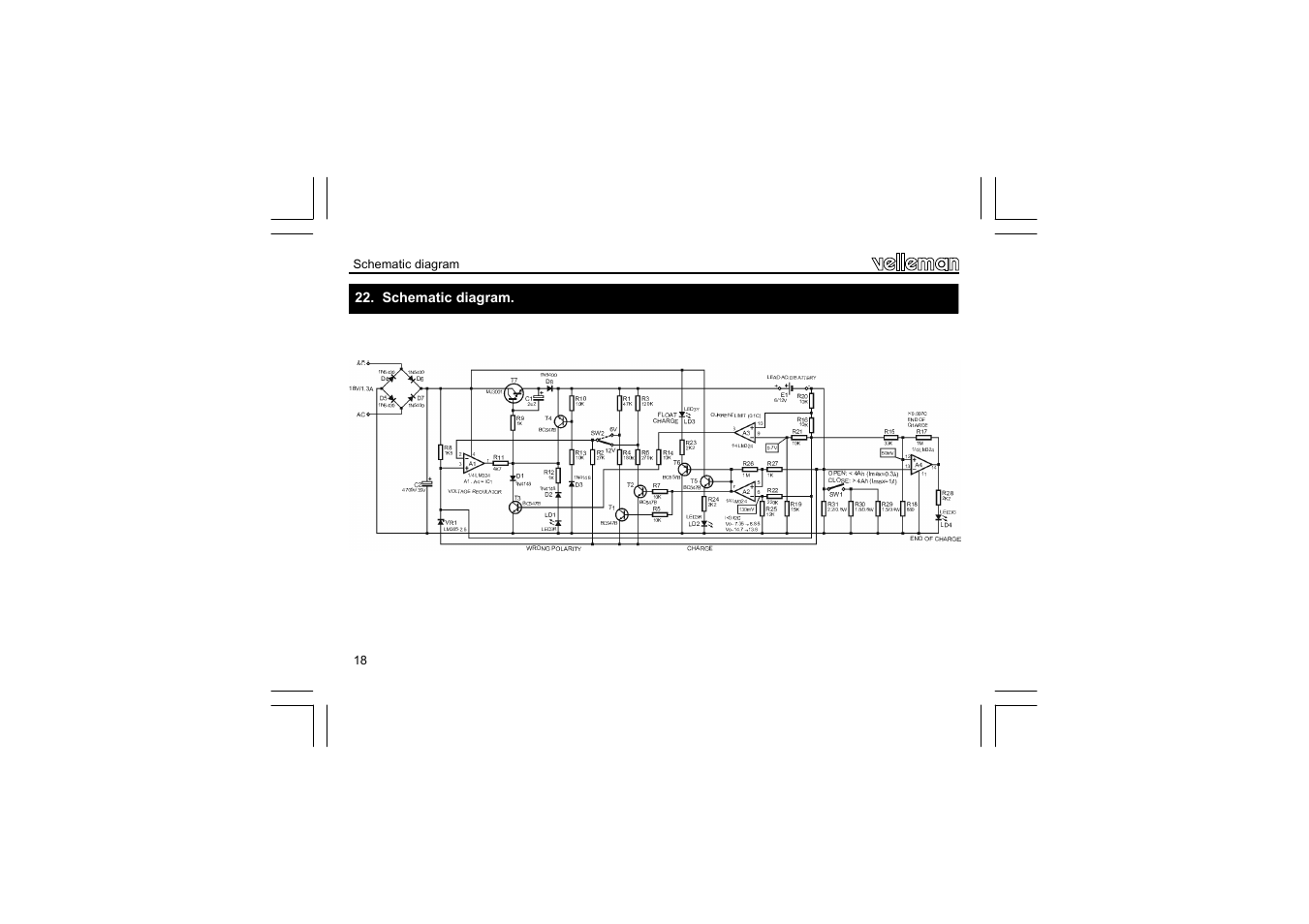 Velleman projects K8012 Assembly instructions User Manual | Page 18 / 20