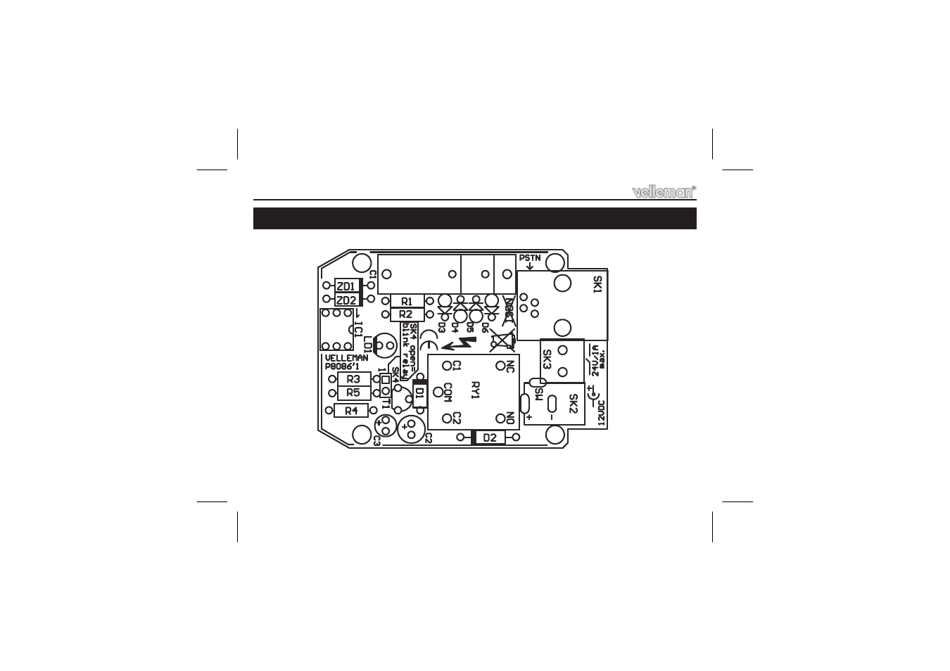 Velleman К8086 User Manual | Page 10 / 12