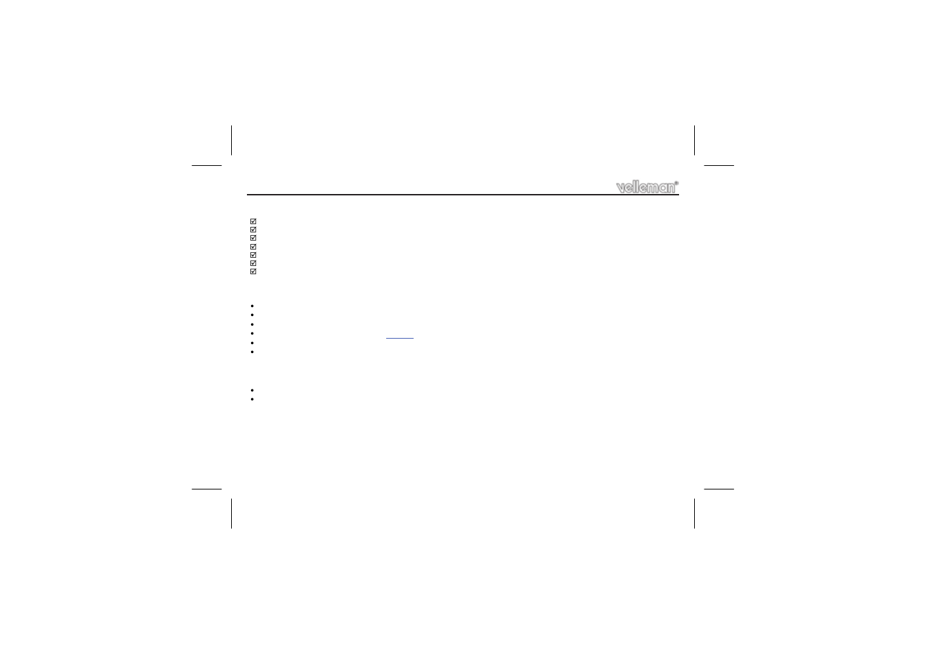 Velleman К8086 User Manual | Page 2 / 12