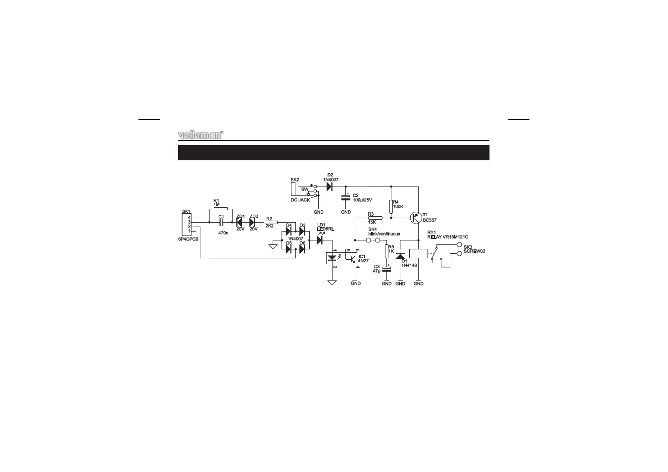 Velleman К8086 User Manual | Page 9 / 12
