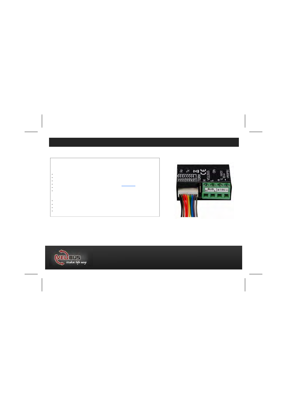 Velleman projects VMB8PBU Short user manual User Manual | 12 pages
