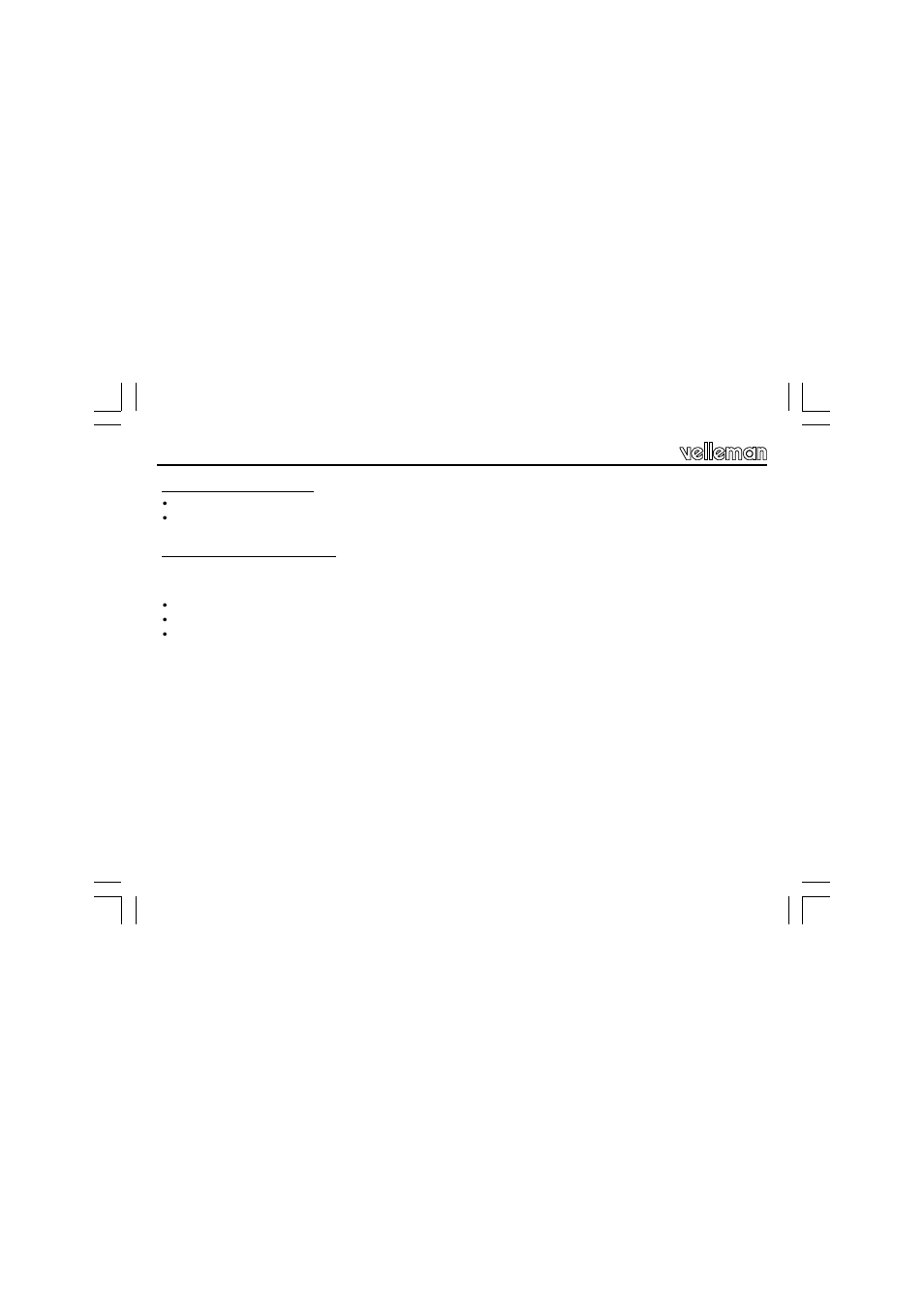 Velleman VM138 User Manual | Page 30 / 40