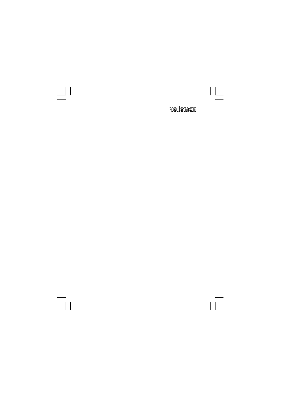 Velleman projects K8047 Assembly instructions User Manual | Page 16 / 16