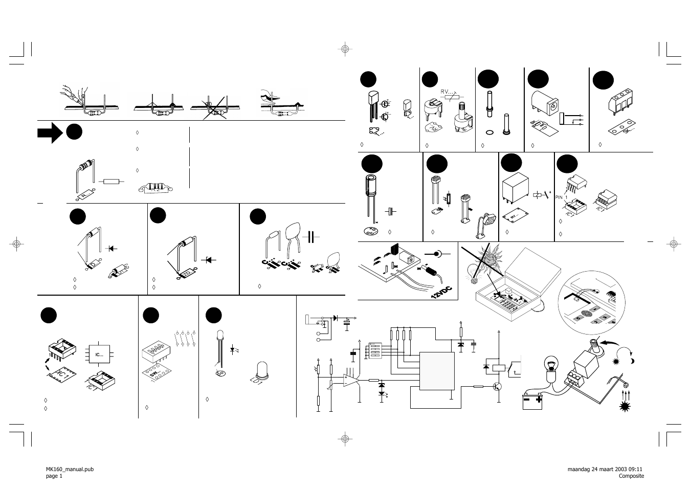 Velleman MK160 User Manual | 1 page