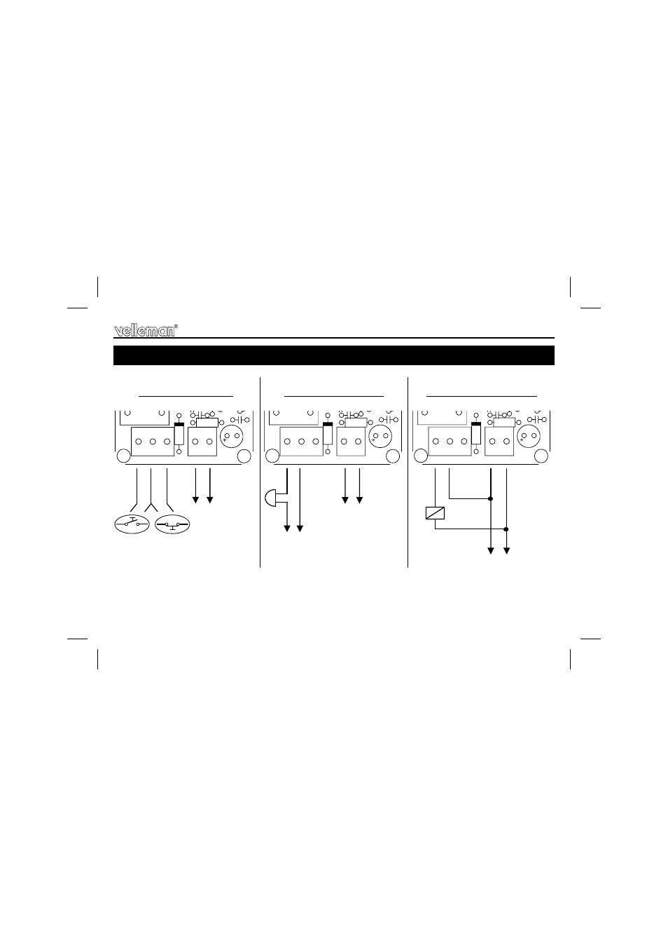 13 connection diagram & example | Velleman К8082 User Manual | Page 13 / 20