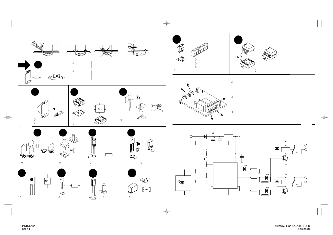Velleman MK161 User Manual | 1 page
