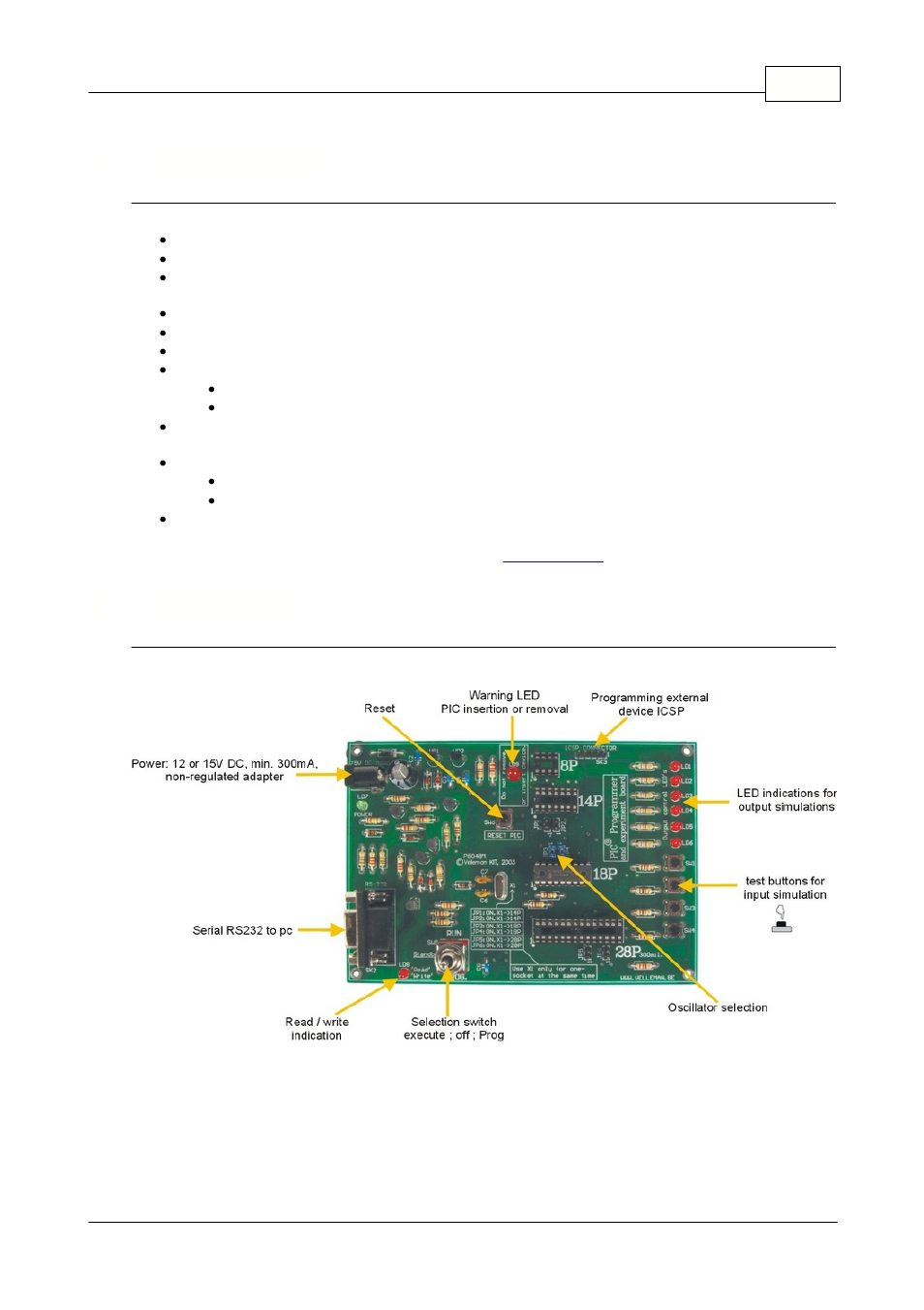 3specifications, 4connection | Velleman К8048 User Manual | Page 5 / 14