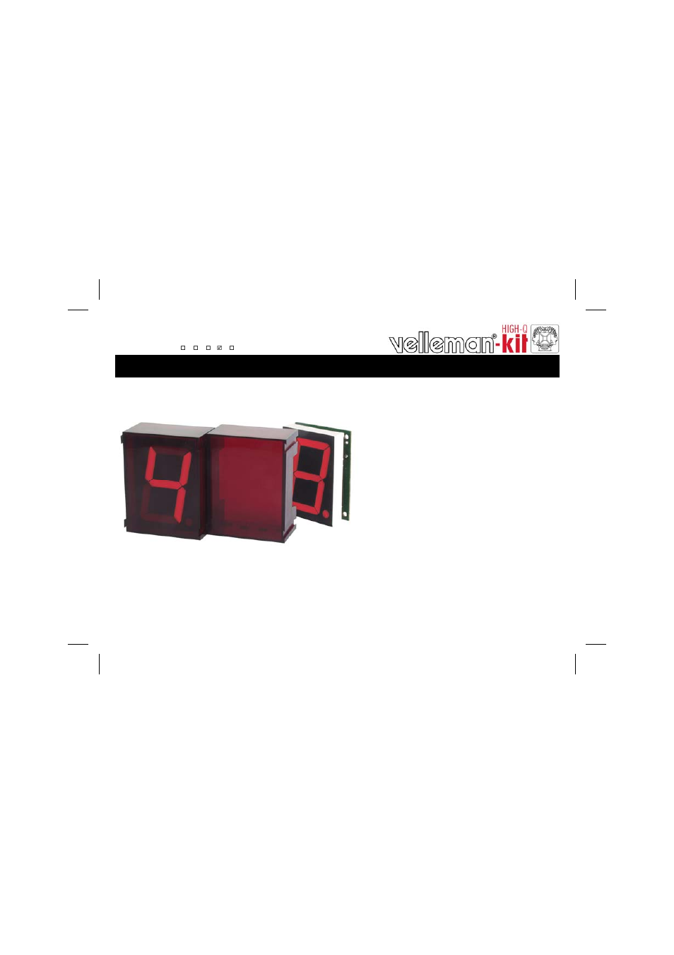 Velleman К8063 User Manual | 20 pages