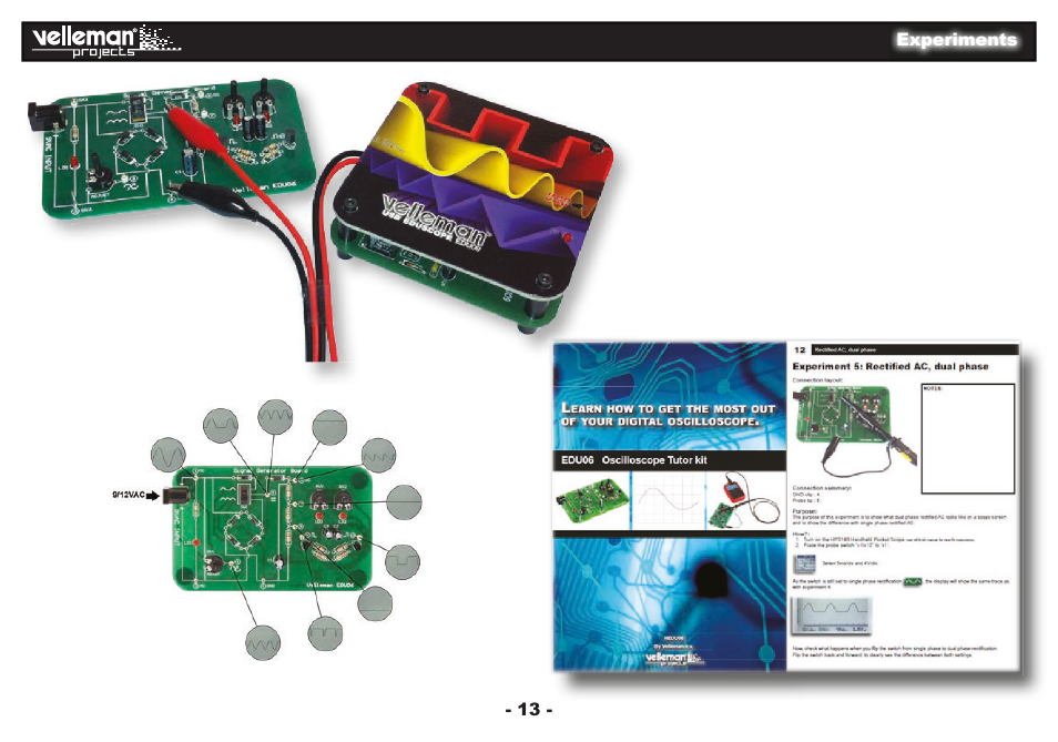 Velleman projects EDU09 Assembly instructions User Manual | Page 13 / 20