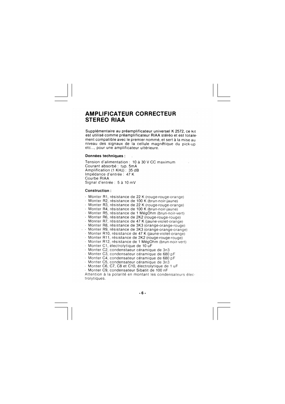 Velleman K2573 User Manual | Page 6 / 12