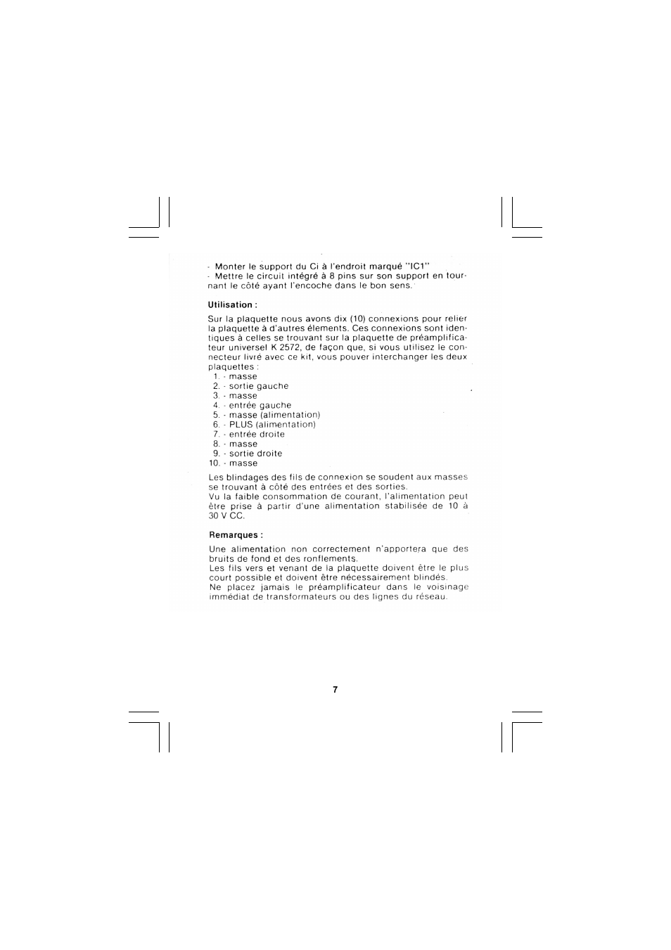 Velleman K2573 User Manual | Page 7 / 12