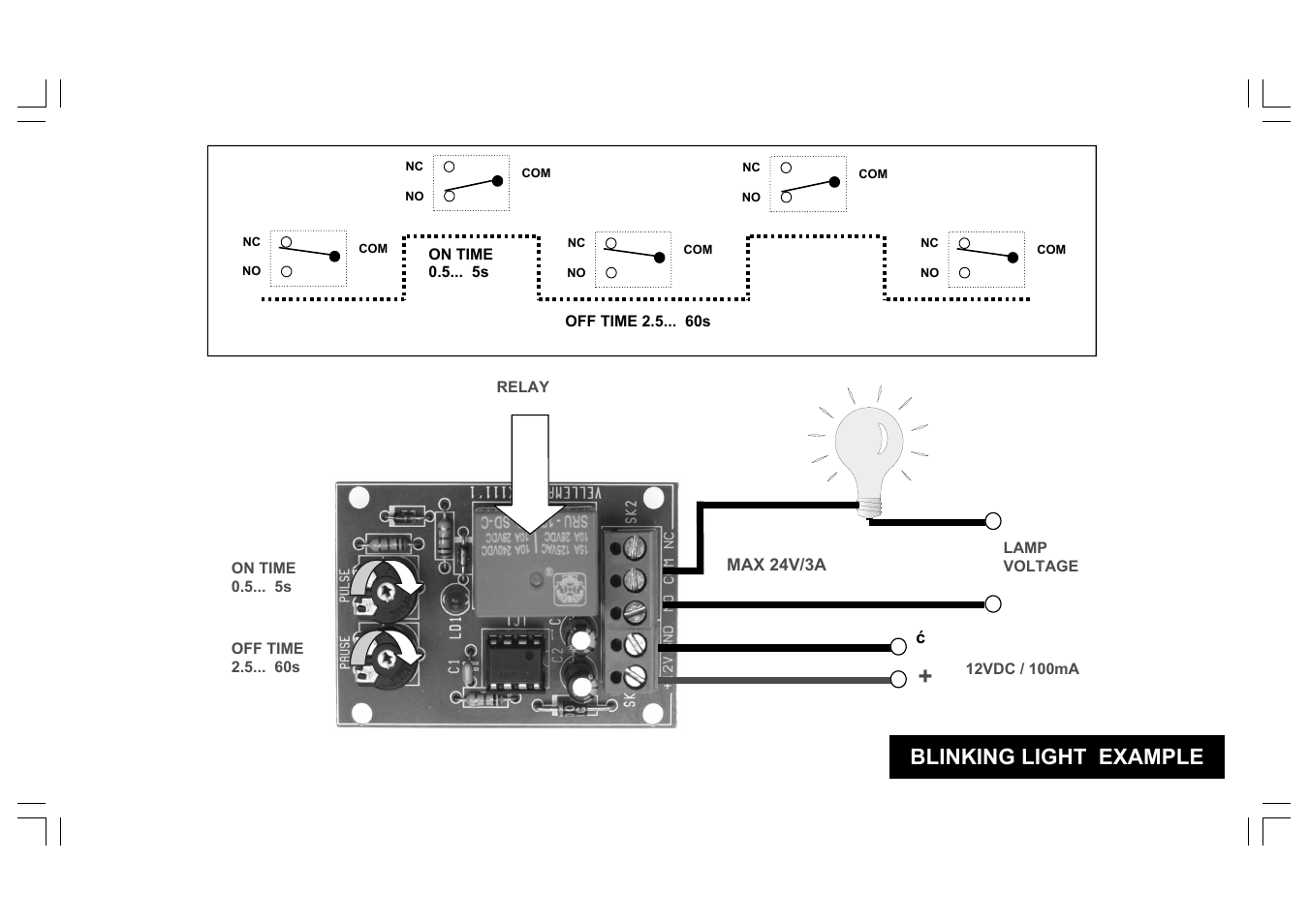 Velleman VM136 User Manual | 1 page