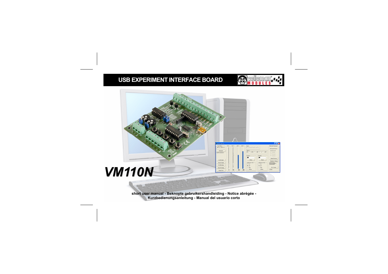 Velleman VM110N User Manual | 12 pages