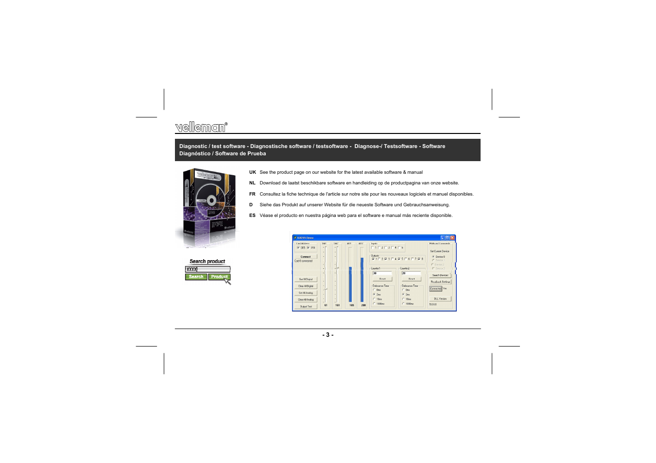 Velleman VM110N User Manual | Page 3 / 12