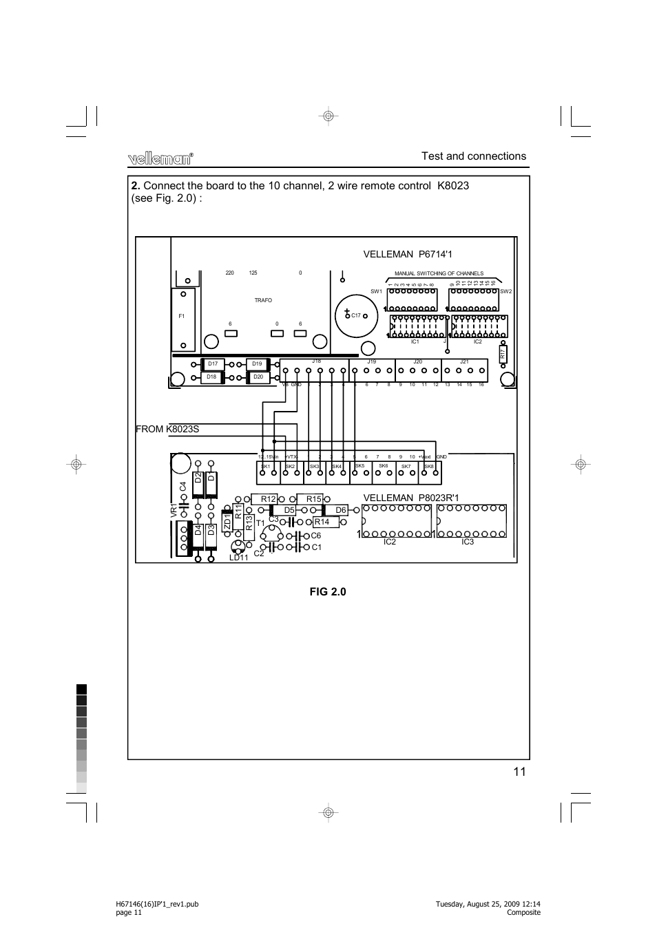 Velleman projects K6714-16 Assembly instructions User Manual | Page 11 / 16