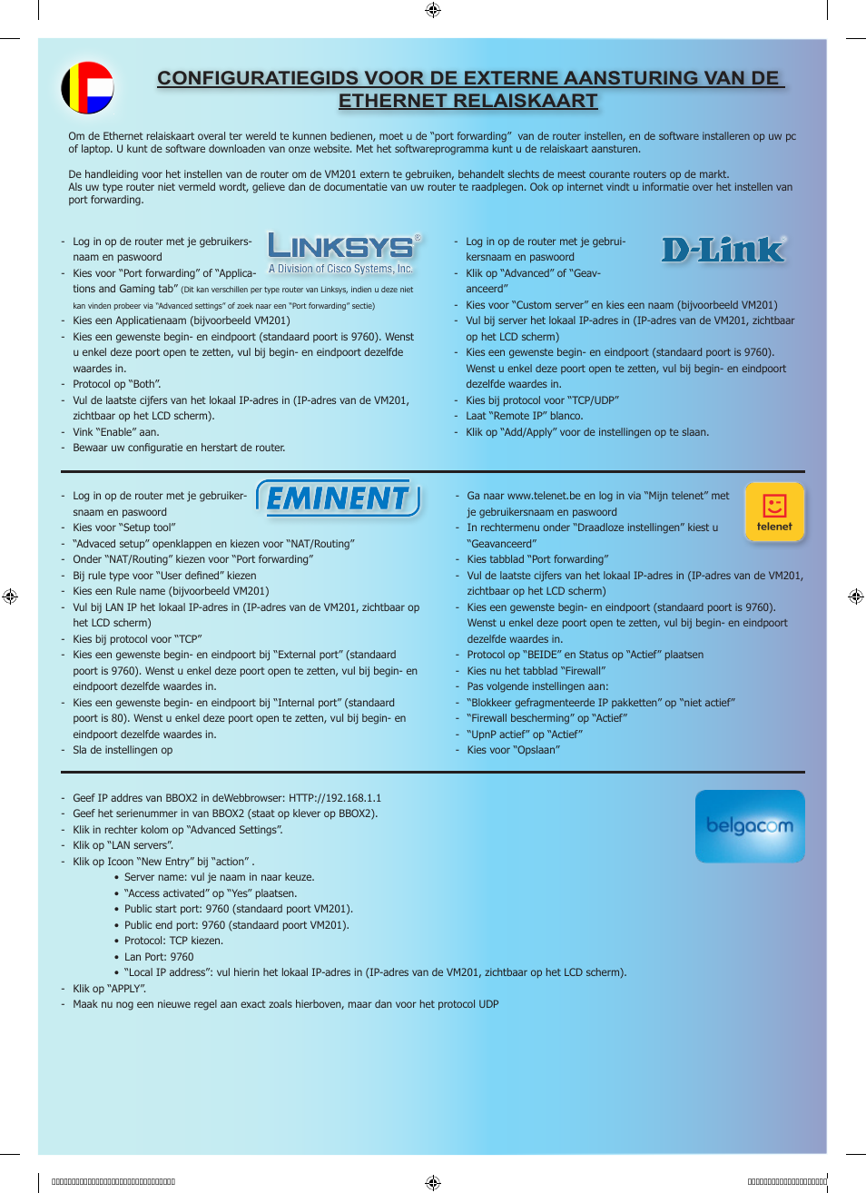 Velleman VM201 User Manual | Page 3 / 8