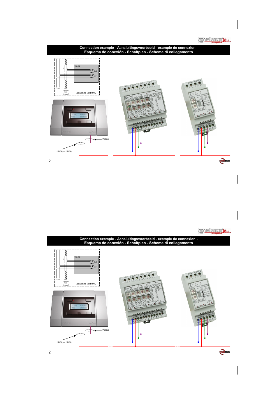 Velleman projects VMB4PD Short user manual User Manual | Page 2 / 48