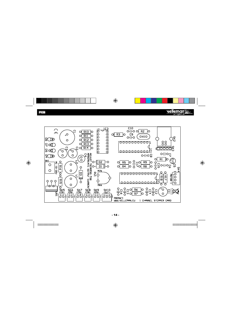 Velleman projects K8096 Assembly instructions User Manual | Page 14 / 16