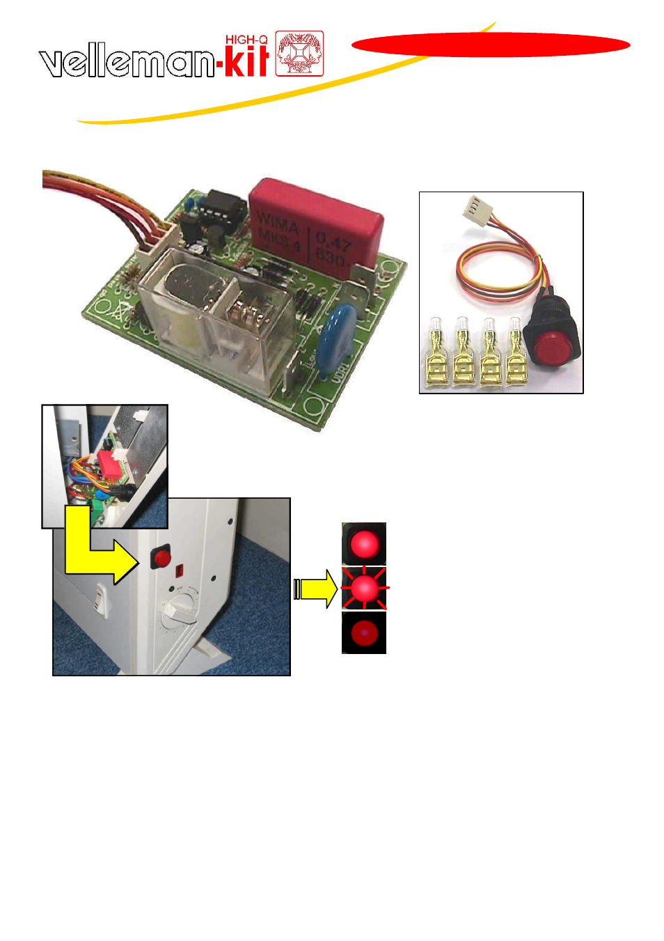 Velleman projects K8075 Infosheet User Manual | 1 page