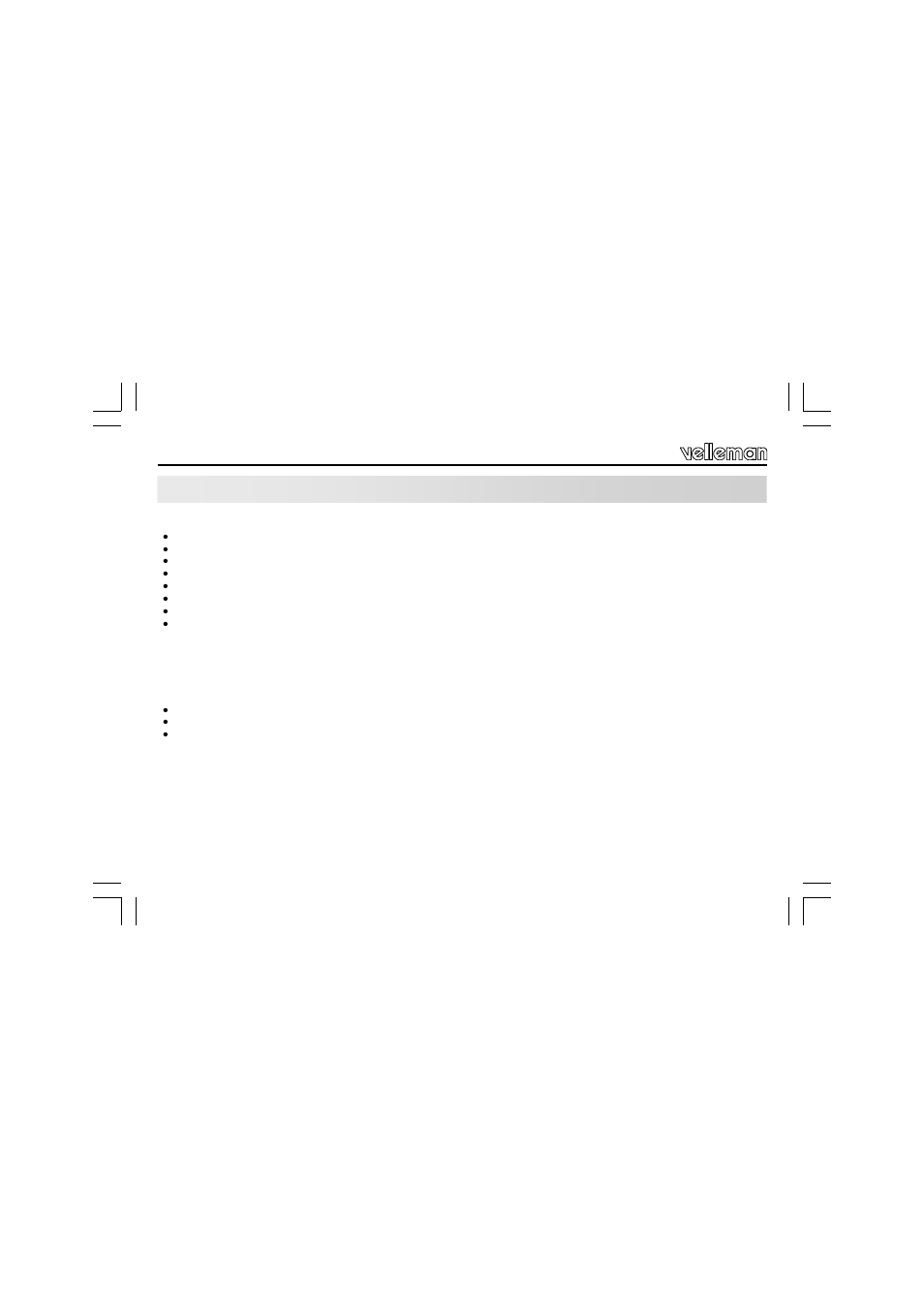Velleman VM106 User Manual | Page 8 / 28
