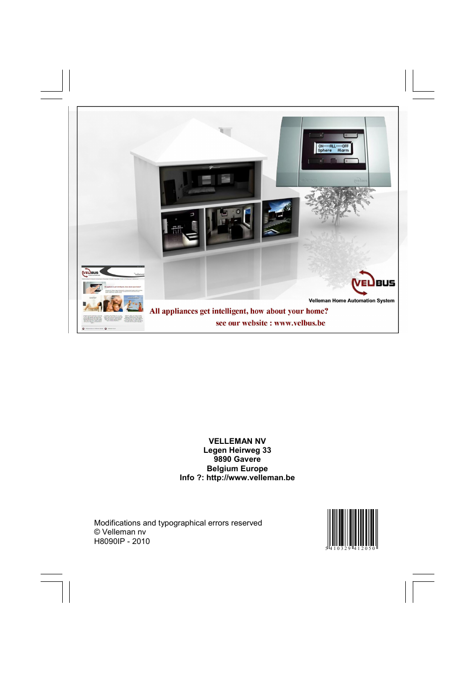 Velleman projects K8090 Assembly instructions User Manual | Page 12 / 12