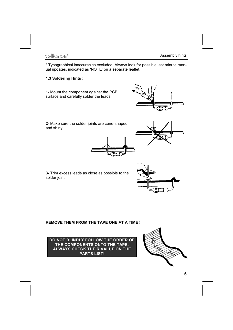 Velleman projects K8090 Assembly instructions User Manual | Page 5 / 12