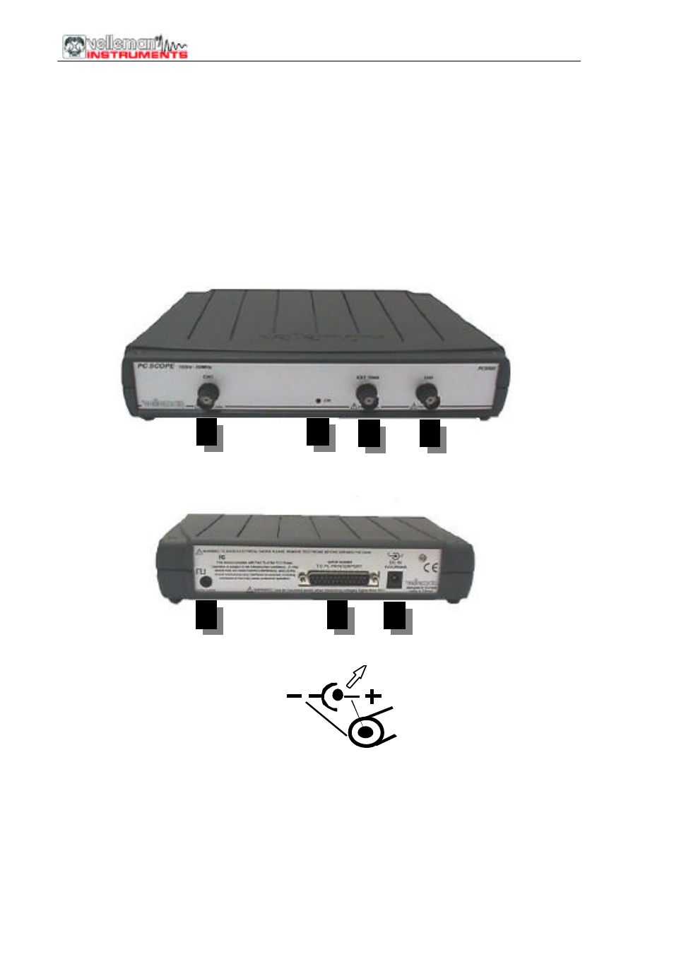Connections | Velleman PCS100A pcs100 - pcs500 - k8031 User Manual | Page 8 / 25