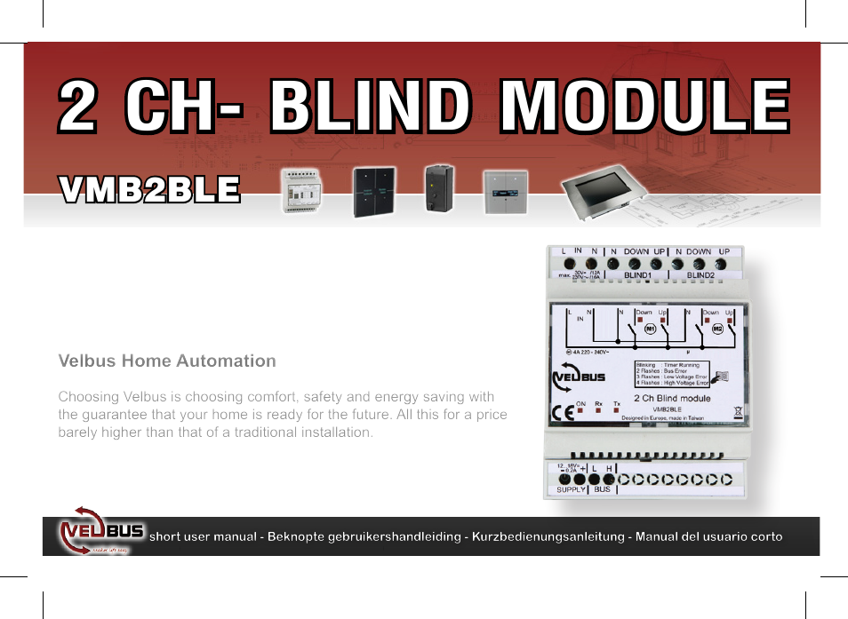Velleman VMB2BLE User Manual | 8 pages
