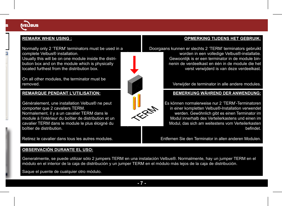 Use - gebruik - usage - gebrauch - uso | Velleman VMB2BLE User Manual | Page 7 / 8