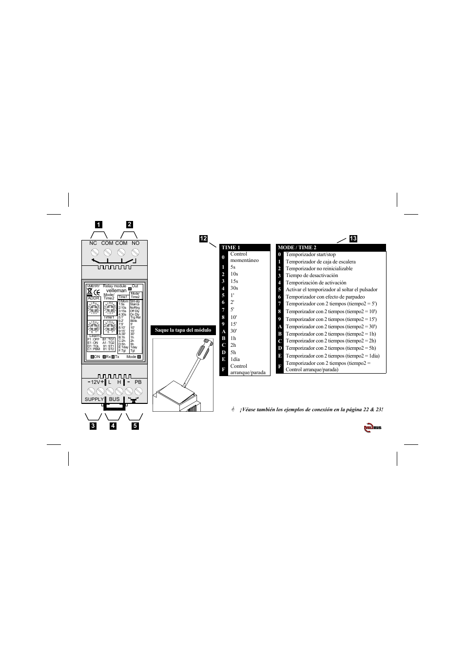 Velleman projects VMB1RY Short user manual User Manual | Page 18 / 24
