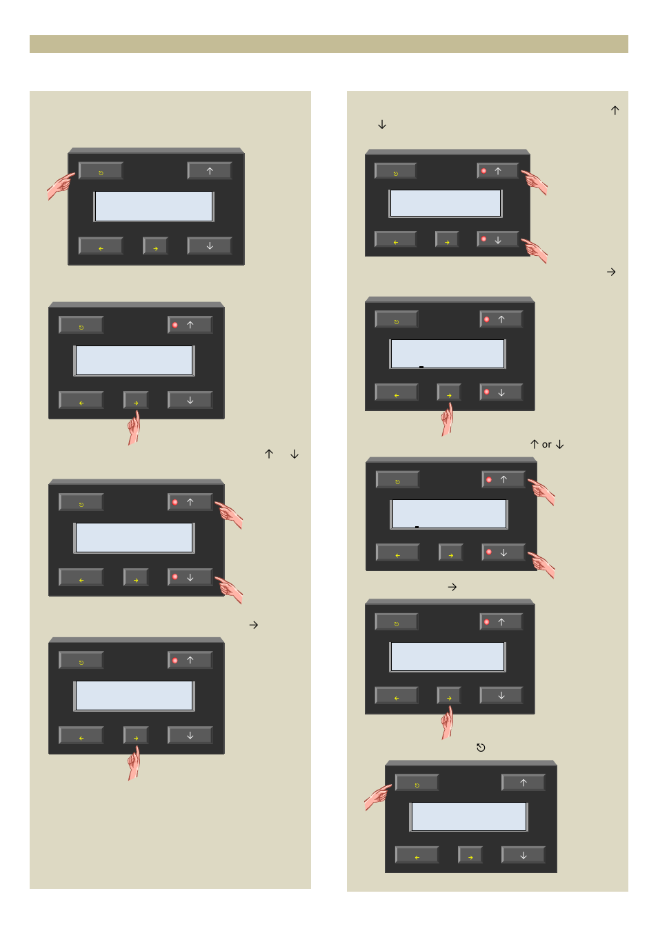 Anti-freeze temperature, Select the sensor settings menu with the → button, Set the anti-freeze temp. with the ↑ or ↓ button | Confirm with the → button, Exit the menu with the  button | Velleman VMB1TCW User Manual | Page 45 / 90