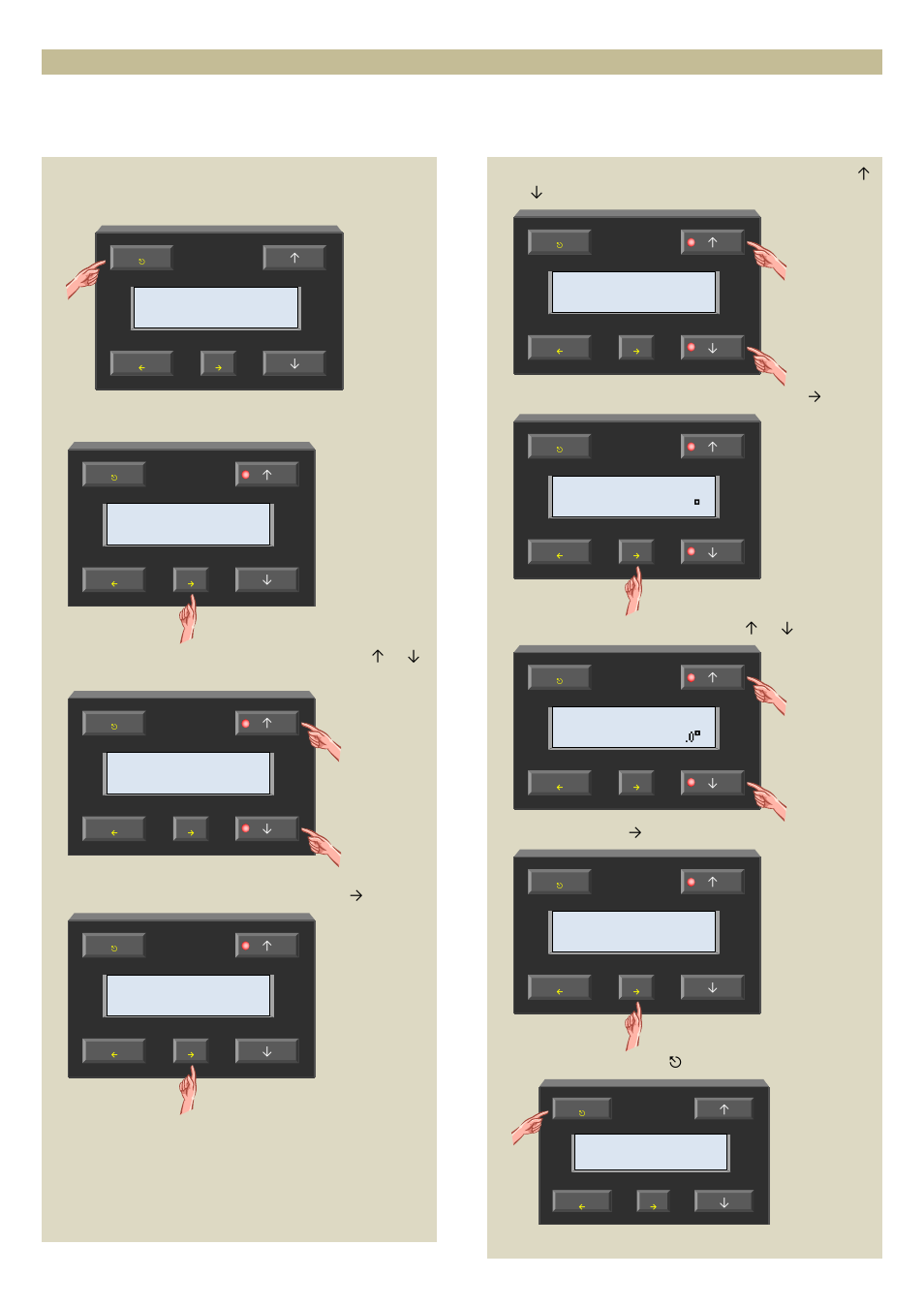 Heating limit, Select the sensor settings menu with the → button, Select the upper heat temp. menu with the → button | Set the upper heat temp. with the ↑ or ↓ buttons, Confirm with the → button, Exit the menu with the  button | Velleman VMB1TCW User Manual | Page 46 / 90