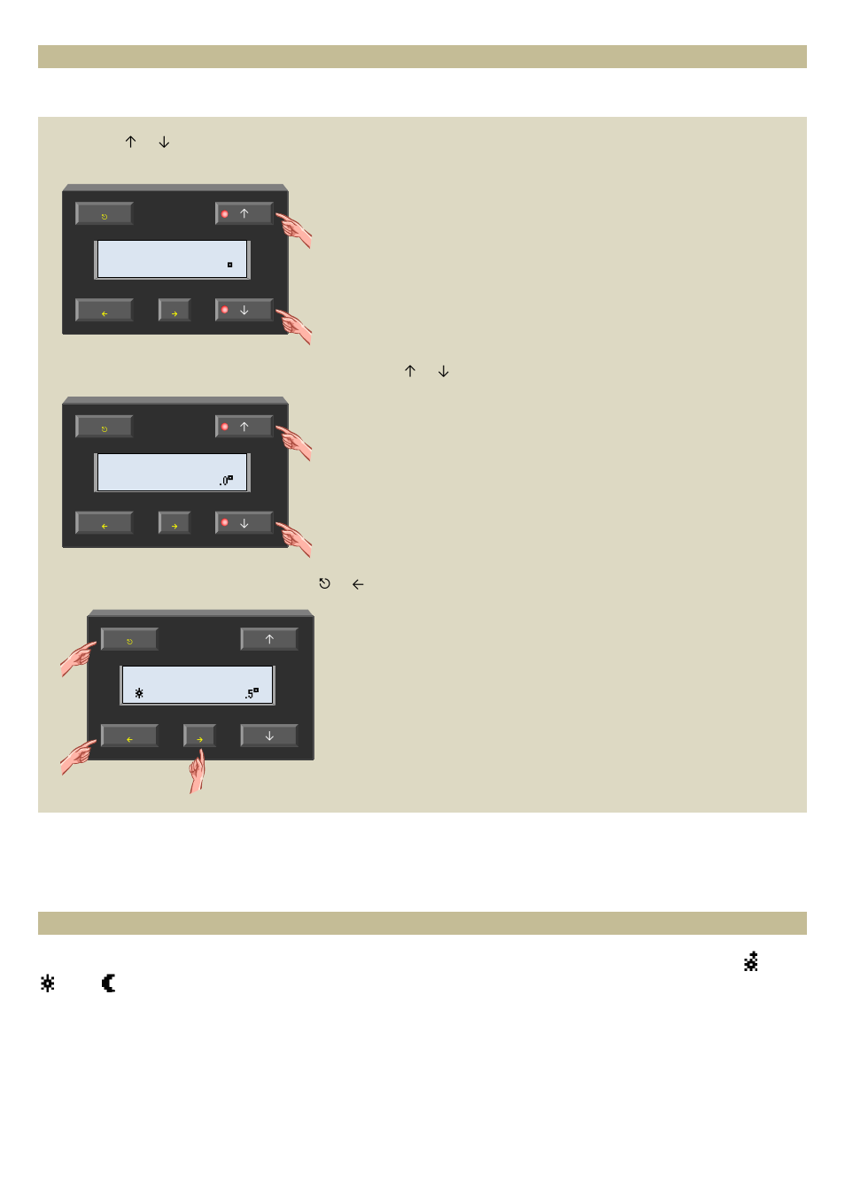 Recall and change the desired temperature | Velleman VMB1TCW User Manual | Page 61 / 90