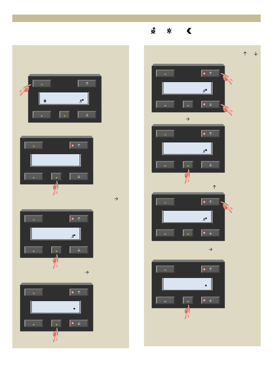 Setting the comfort, day and night temperature | Velleman VMB1TCW User Manual | Page 66 / 90