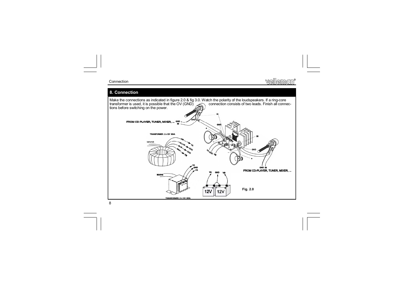 Velleman projects K4003 Assembly instructions User Manual | Page 8 / 12