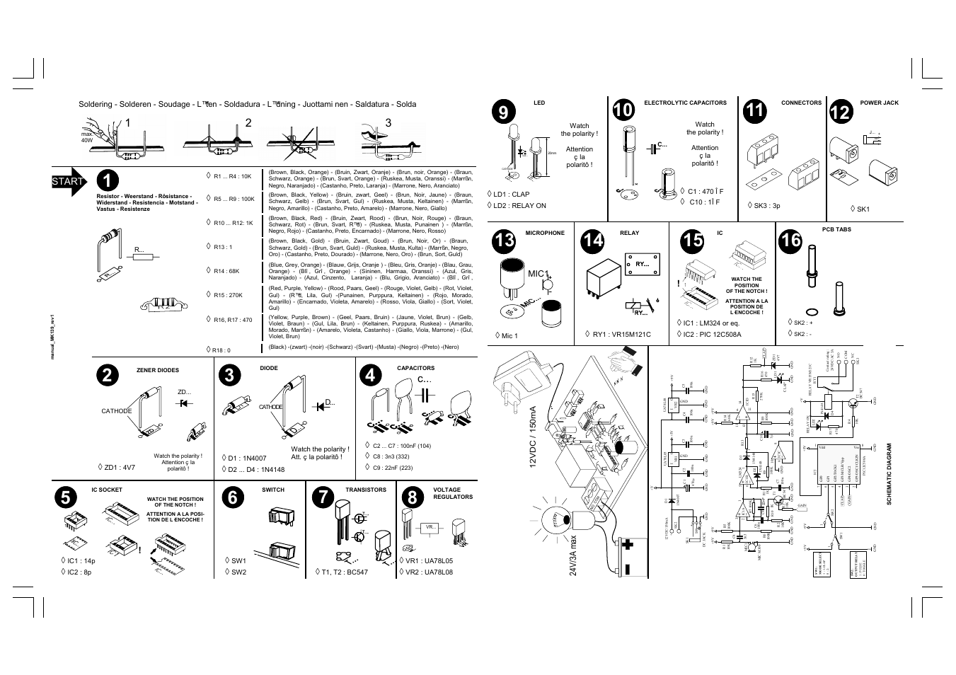 Velleman MK139 User Manual | 1 page