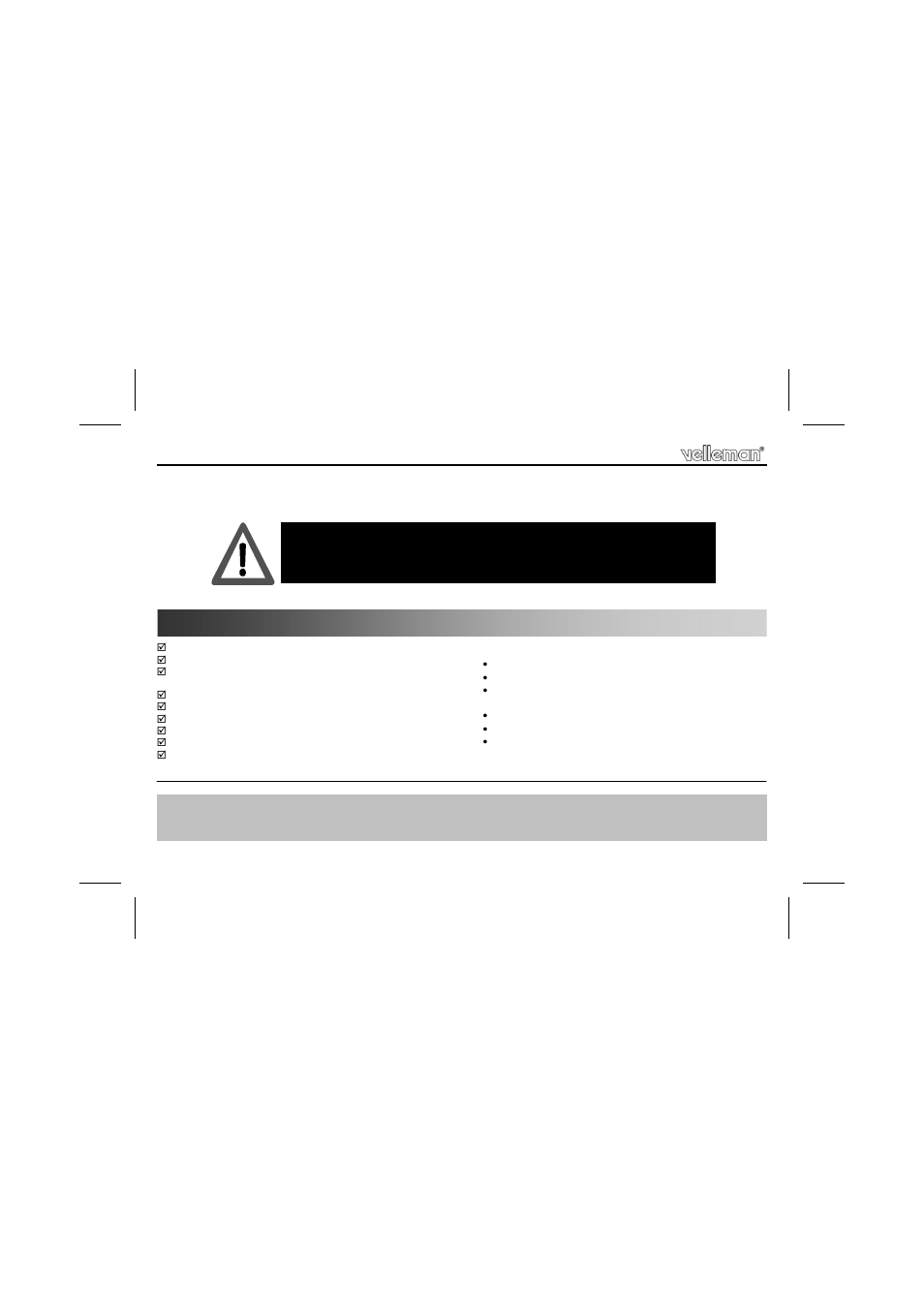 Attenzione | Velleman К8057 User Manual | Page 26 / 32