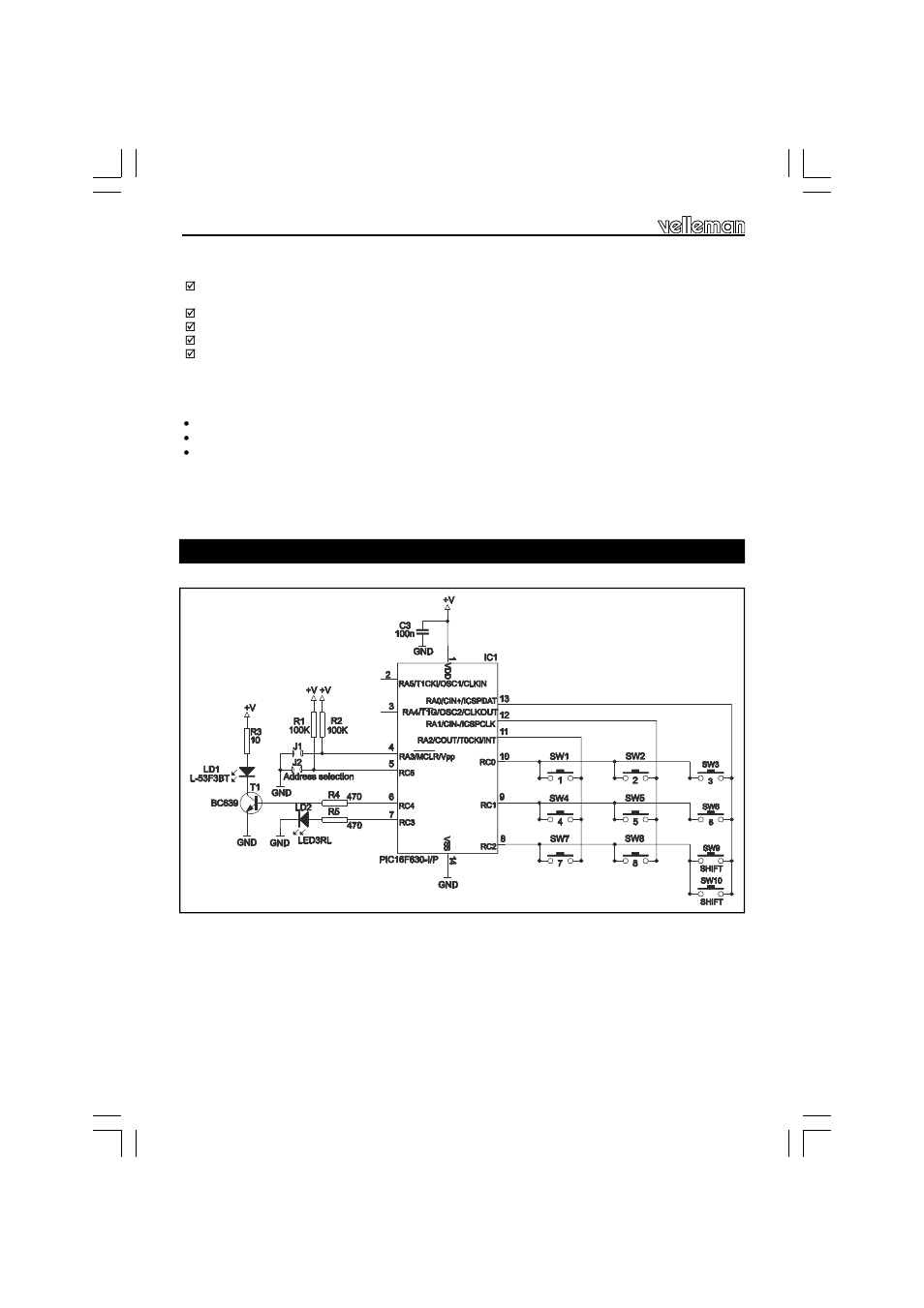 Velleman projects K8049 Assembly instructions User Manual | Page 2 / 12