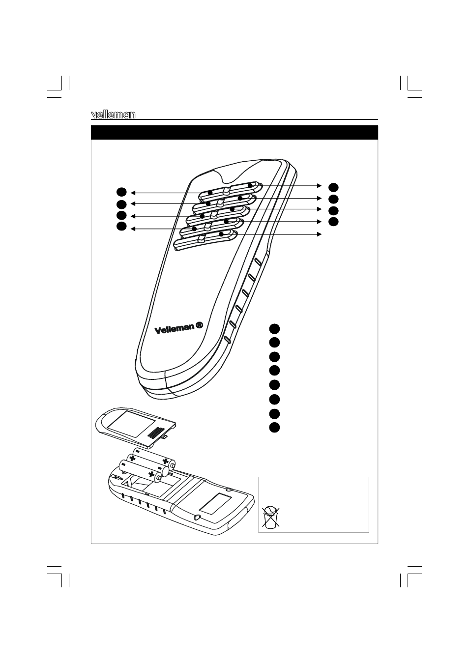 Velleman projects K8049 Assembly instructions User Manual | Page 9 / 12