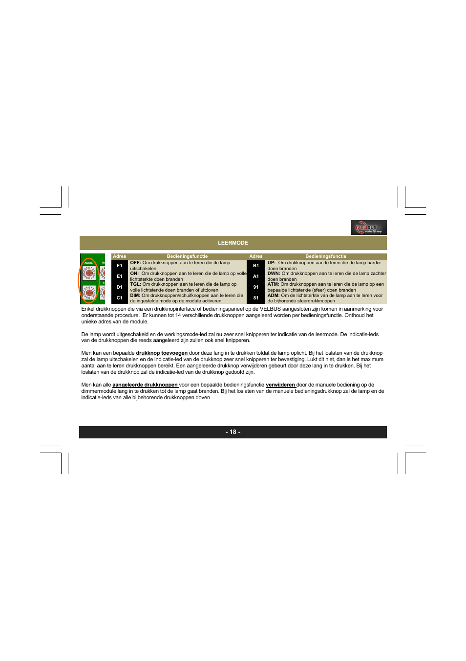 Velleman VMBDME User Manual | Page 18 / 28