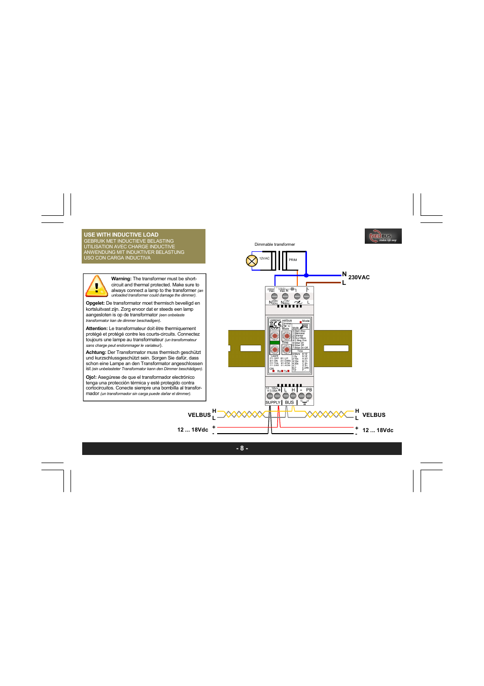 Velleman VMBDME User Manual | Page 8 / 28