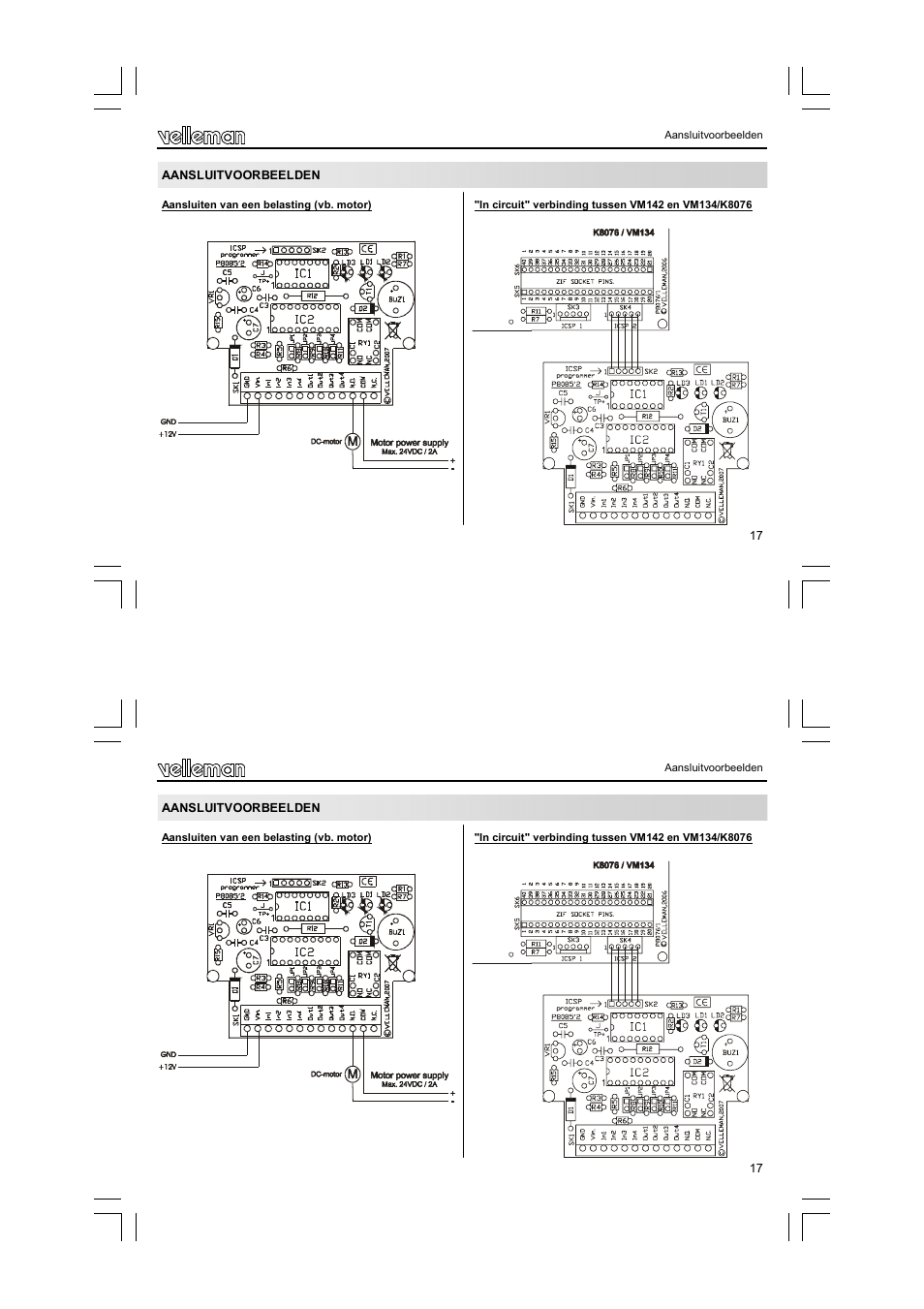 Velleman VM142 User Manual | Page 17 / 24