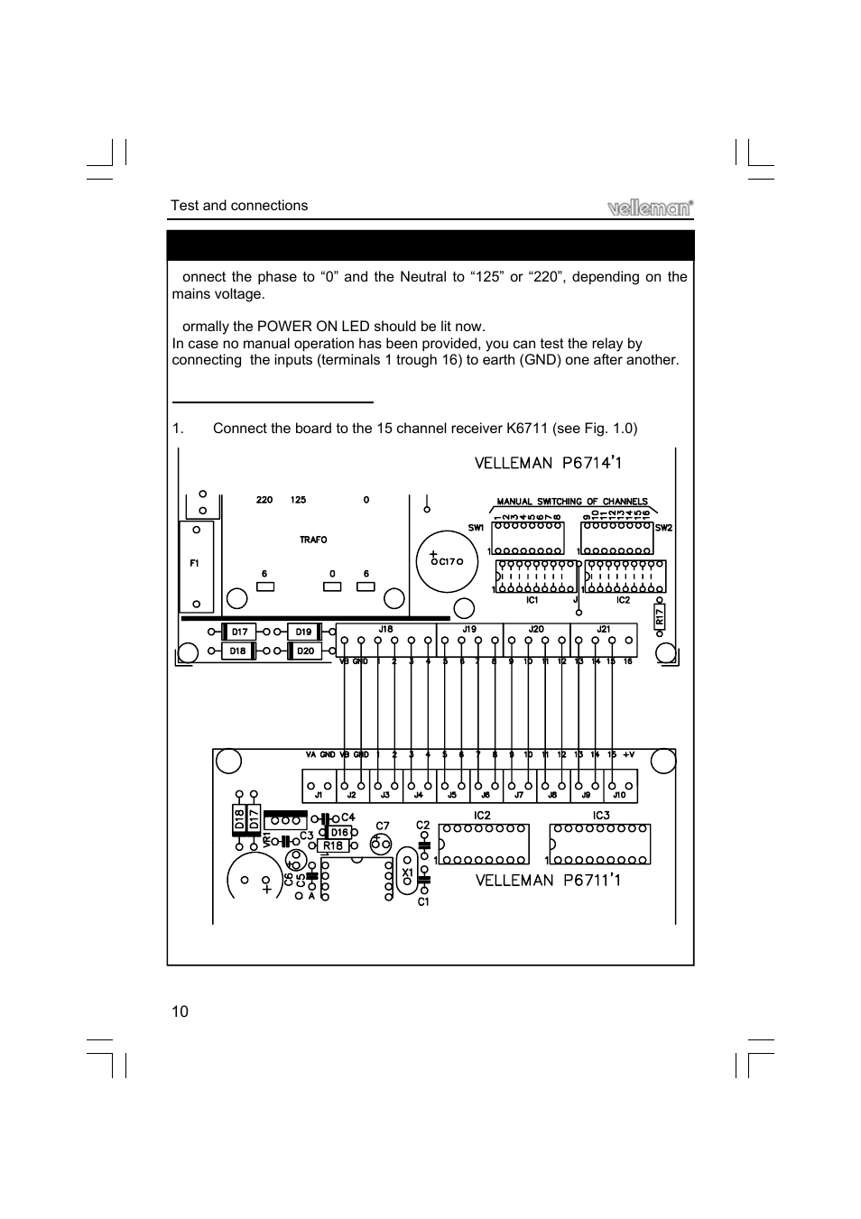 Velleman projects K6714 Assembly instructions User Manual | Page 10 / 16