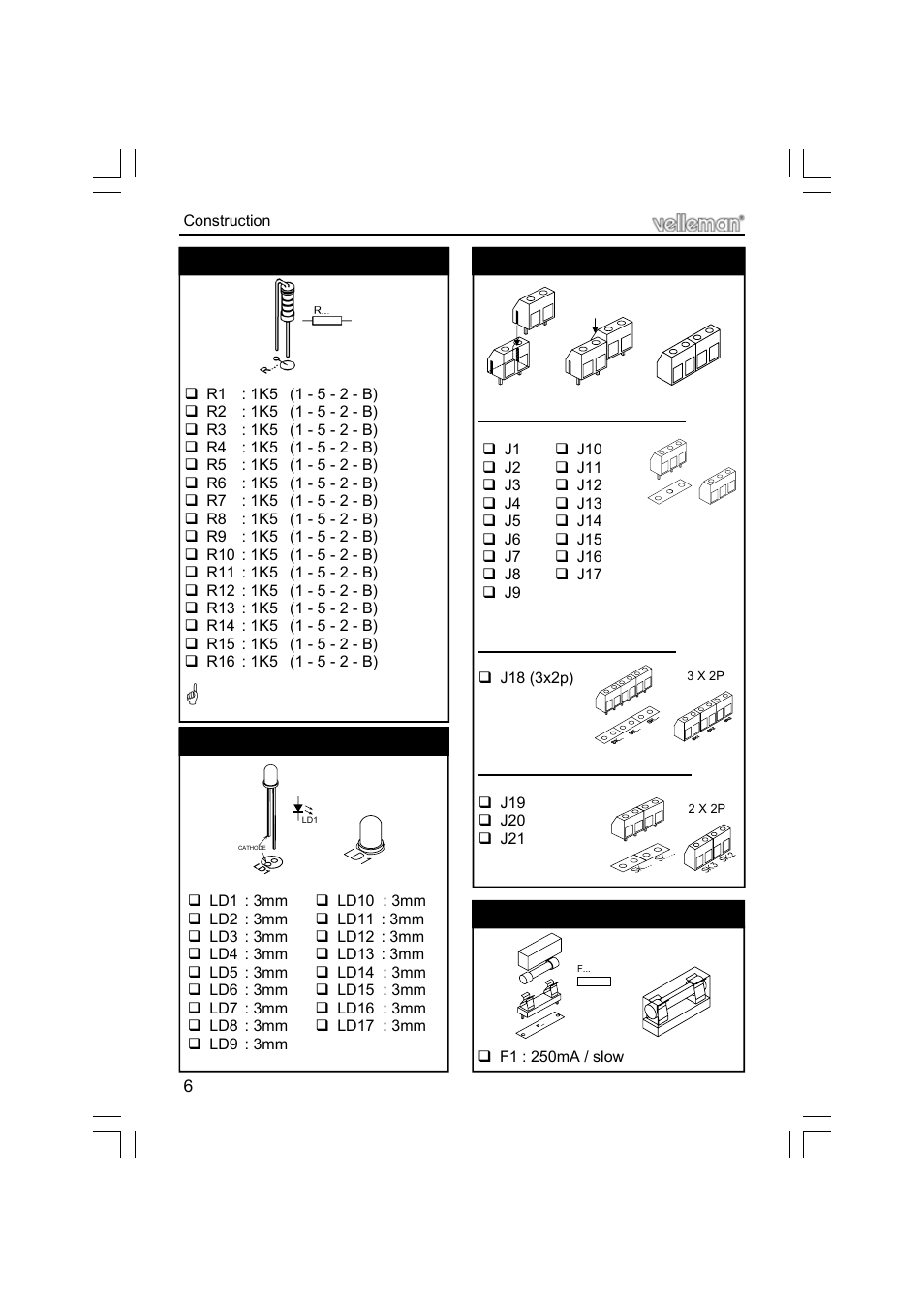 Velleman projects K6714 Assembly instructions User Manual | Page 6 / 16