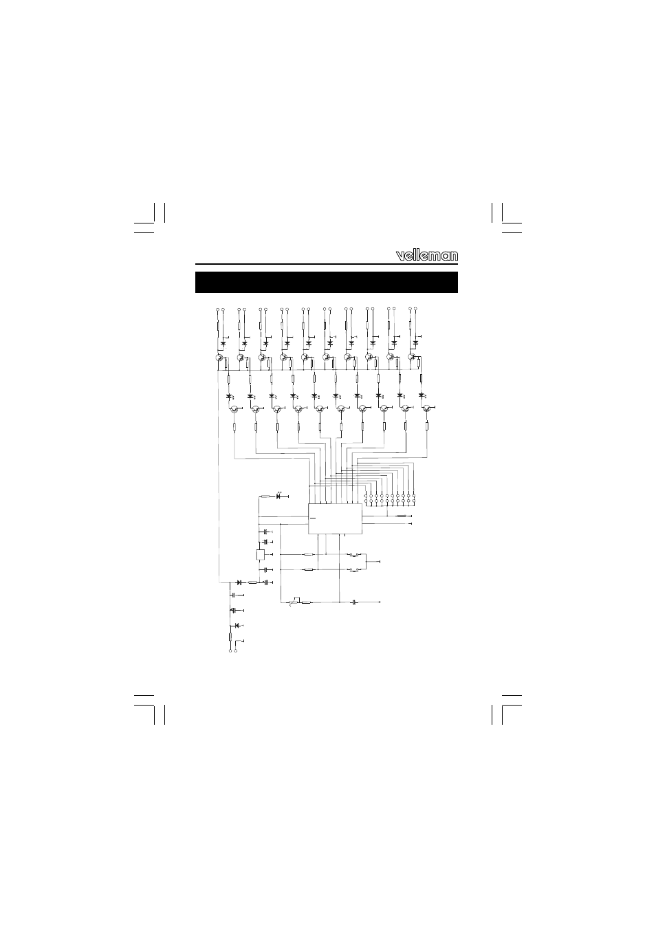 14 19. schematic diagram, Schematic diagram | Velleman projects K8044 Assembly instructions User Manual | Page 14 / 16