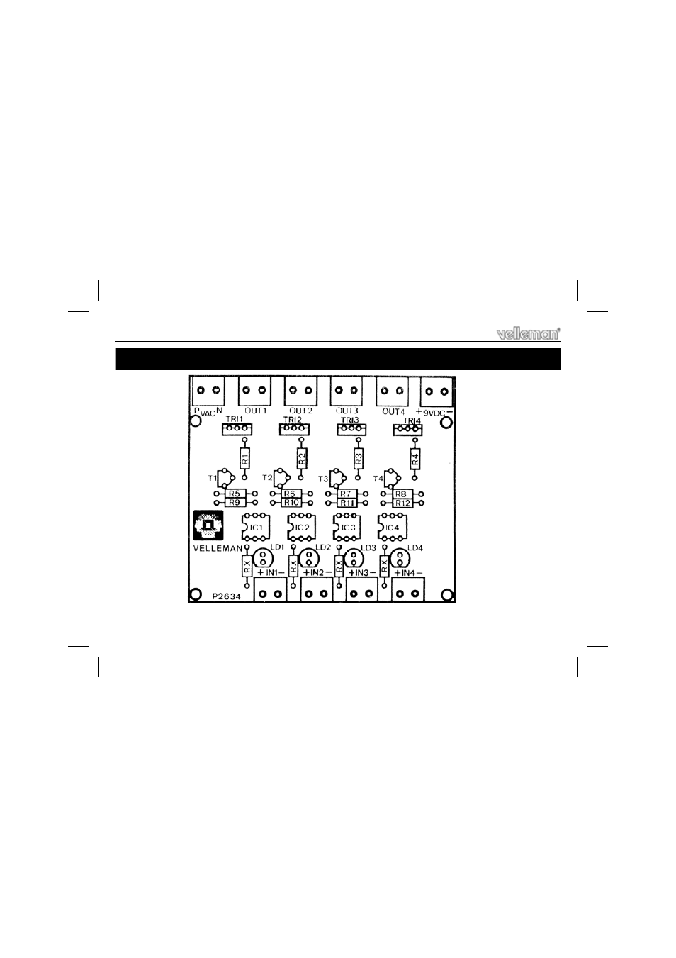 Velleman projects K2634 Assembly instructions User Manual | Page 10 / 12